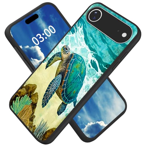 Coque iPhone 17 Air tortue noir silicone TPU
