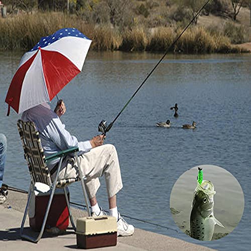 45 Stück Angelhaken, Angelhaken aus Edelstahl, Fishing Jigkopf, Runder Haken Angelhakenset mit Kunststoffbox, zum Angeln… – Bild 7