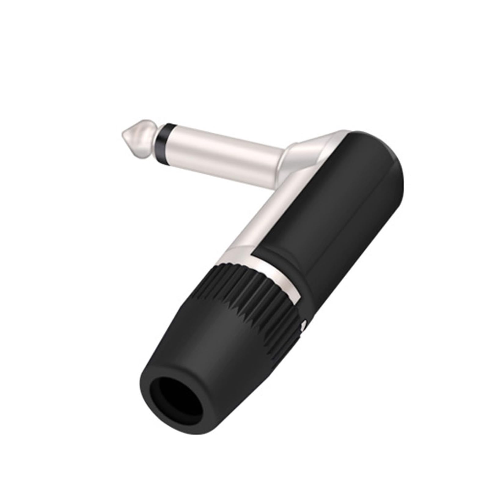 Cable conector 6.35mm mono macho de 90 grados lote de 10 piezas para soldadura de micrófono jack