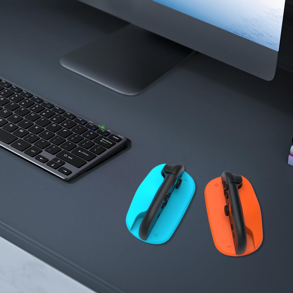 Switch 2 Controller Mouse Stand 2 PZ Supporto Portatile Ergonomico per Joy-Con Game Controller Accessori
