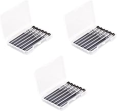 Majohn Tintenpatronen für Füllfederhalter, A1, A2, A3, Schwarz, 5,5 mm Bohrungsdurchmesser, 18 Stück