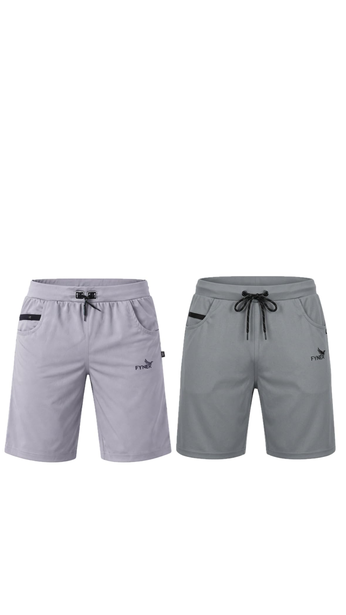fyner Men’s Comfortable Training Shorts Combo (Pack of 2)-picture-15