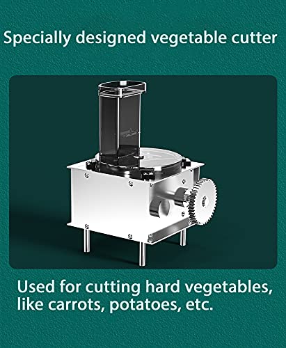 Máquina cortadora eléctrica para carne y verduras acero inoxidable miniatura 3
