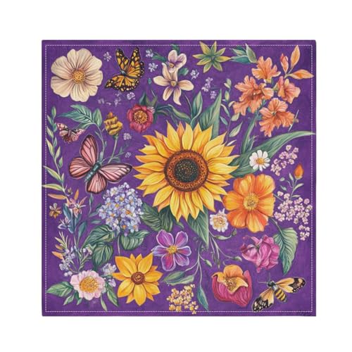Servilletas de tela cuadradas 20x20 pulg set de 4 miniatura 2