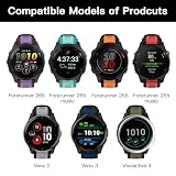 ISABAKE 22mm Pasek do zegarka Venu 2/Venu 3, silikonowy pasek z szybkozłączką do Garmin Vivoactive 4, Forerunner 255/265