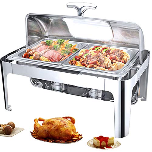 Chafing Dish, Speisenwärmer Chafing Dish Elektrisch, 13L Wärmebehälter Warmhaltegerät mit 3 Verschiedenen Palettengrößen…