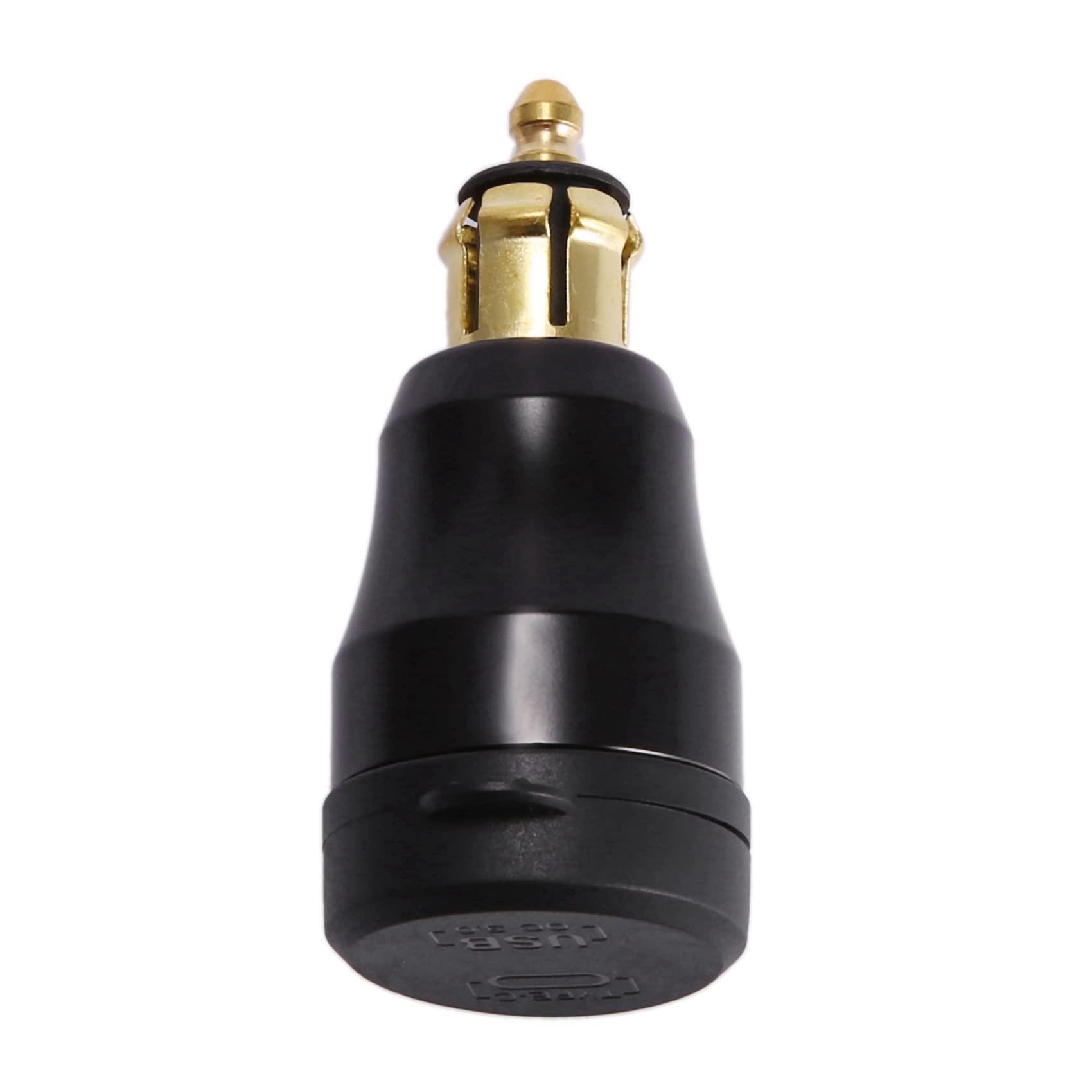 Wodoszczelna ładowarka motocyklowa z przyłączem USB typu C 12 V / 24 V Qc3.0 zasilacz Din gniazdko czarne