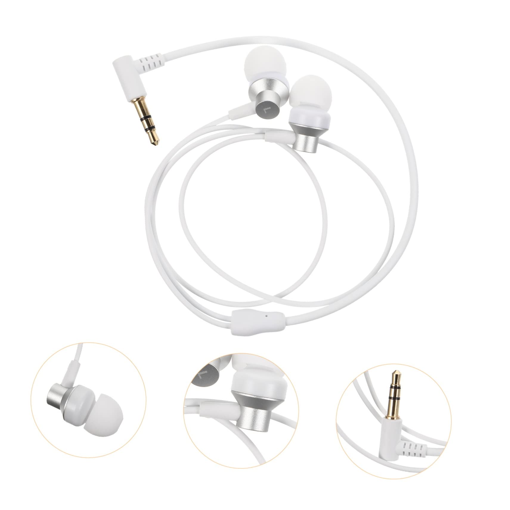 OSALADI 3piezas Auriculares In-Ear para Diseño Ergonómico y Ligero Sonido Estéreo De Graves Potentes Accesorios para Gafas VR Uso Práctico y Cómodo