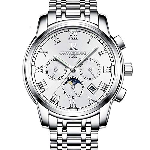 Montre Homme Automatique LULI en acier inoxydable et cadran squelette étanche