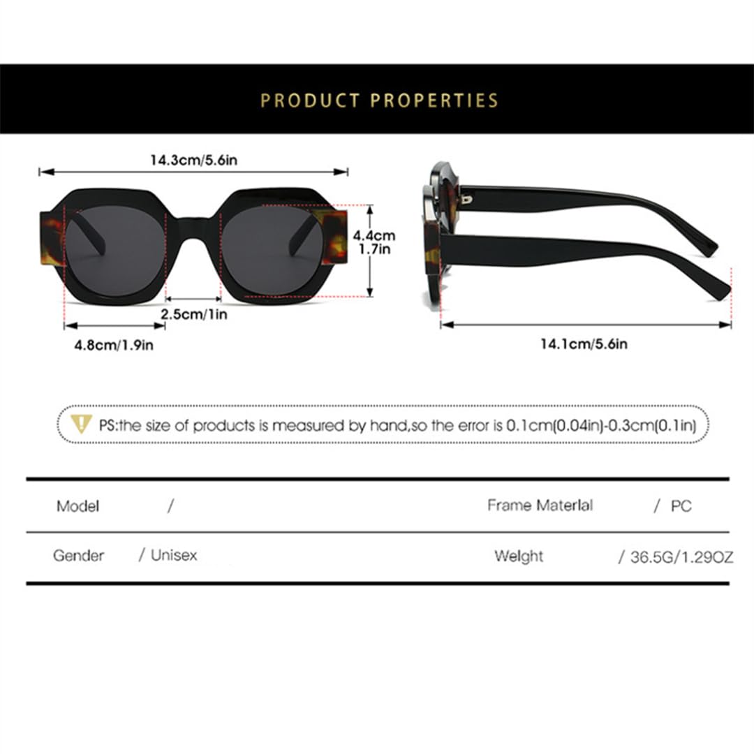 Okulary przeciwsłoneczne UV400 vintage punk luksusowy design dla kobiet i mężczyzn