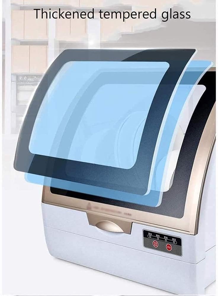 Intelligent Automatic Dishwasher Household Desktop Free Installation Small Air-Drying and ion Intelligent Dishwasher Soft Wat