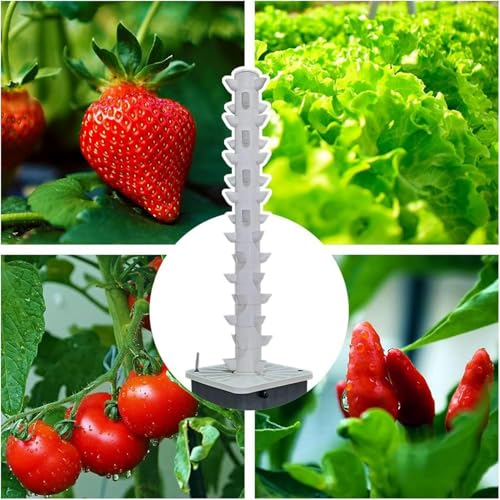 Potager de cuisine autonome grâce à l'ensemble de tour hydroponique verticale