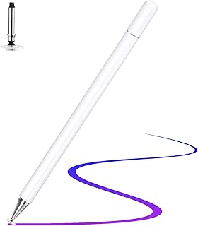 Stylus Capitative Pens for Touch Screens,High Sensitivity and Magnetic Absorption,with Replacement Tip,for Drawing,Writing,Suitable for All Capacitive Touch Screens Cell Phones,iPad,Tablet,Laptops