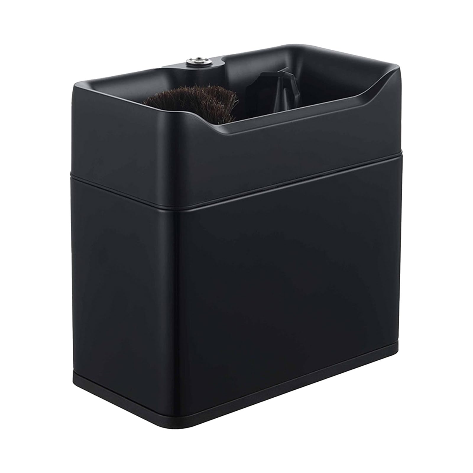 Limpiador de portafiltros espresso con raspador y cepillo, fácil operación, ideal para cafeterías, cafeterías y uso doméstico, herramienta eficaz de limpieza de posos de café