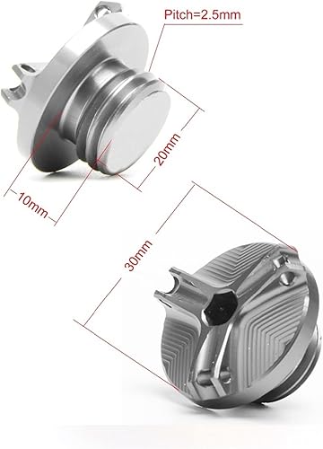 Miniatura 2 de Cubierta de depósito de freno CNC filtro de aceite de motor tapa de tapón para Kawasaki Ninja 650650R 400 250 300 300R Ninja Zx6r Zx10r Zx14r Ninja