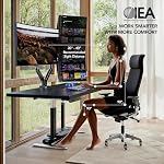 HUANUO Dual Monitor Arm for 13 to 40 Inch, Height Adjustable Monitor Desk Mount for 2 Computer Screens,Gaming Monitor Stand with Clamp/Grommet Base, Each Monitor Arm Hold up to 26.4 lbs