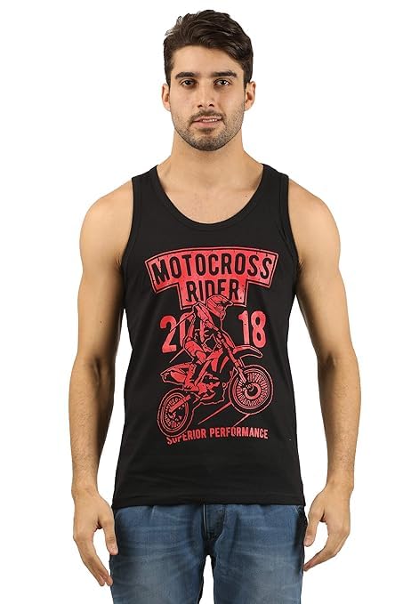 Image of THE ARCHER Men's Sleeveless Vest Multi-colour Combo T-Shirt