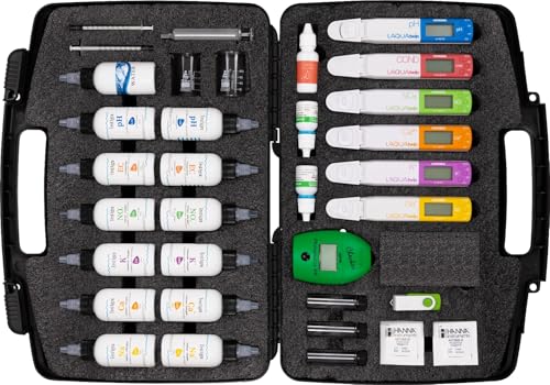 TestAgro NutriCheck LAQUAtwin Kit - Professional Multiparameter Nutrient Test Kit - Field Soil