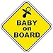 Baby on board Vinyl Auto Aufkleber Van Truck Bike Stoßstange Aufkleber Sicherheitszeichen Vorsicht Zeichen für neue Eltern und Baby
