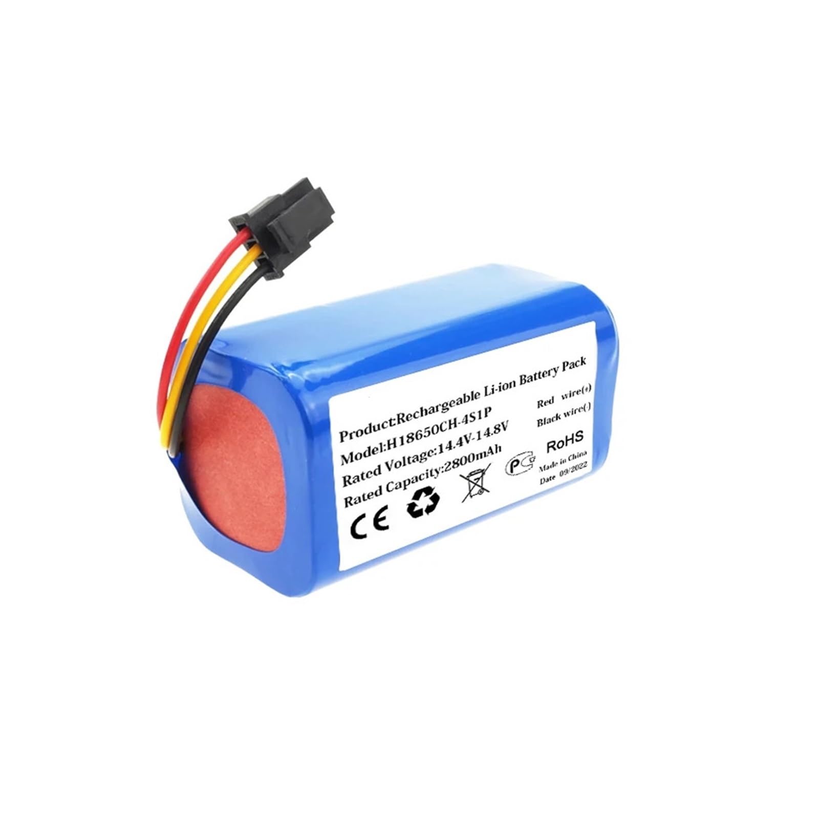 Batería de iones de litio de 14,4 V recargable para aspiradoras Haier HB-QT51S