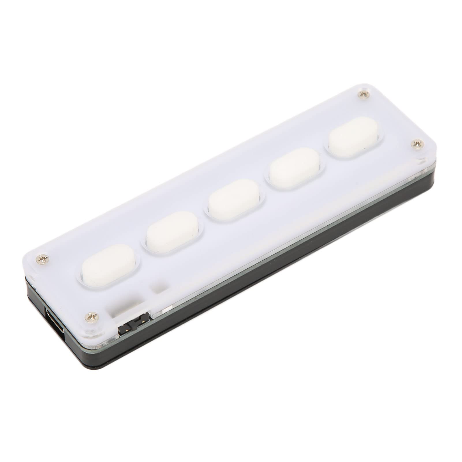 mingzhe Clavier Programmable 5 Touches, Double Mode sans Fil Filaire
