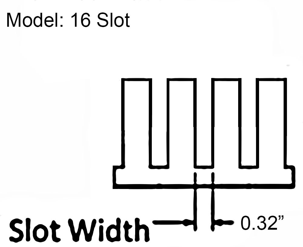 48,3 cm Universal Horizontal Kabel Manager 1U - 16 Slots 1 Stück