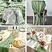 12 Pcs 10FT Sage Green Cheesecloth Table Runner 35 x 120 Inches Long Runner for Tables Gauze Fabric Boho Table Runner Decoration Rustic Sheer Runner for Wedding Baby Shower Birthday Party (Sage Green)