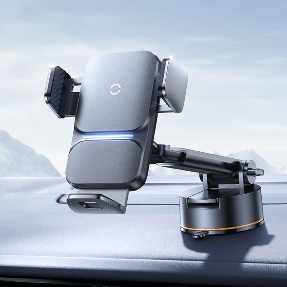 Supporto per telefono da auto per Mercedes-Benz W223 Classe S 2020-2024 2025, per parabrezza e cruscotto, per bocchetta dell'aria, supporto per smartphone regolabile a 360°, stile a ventosa