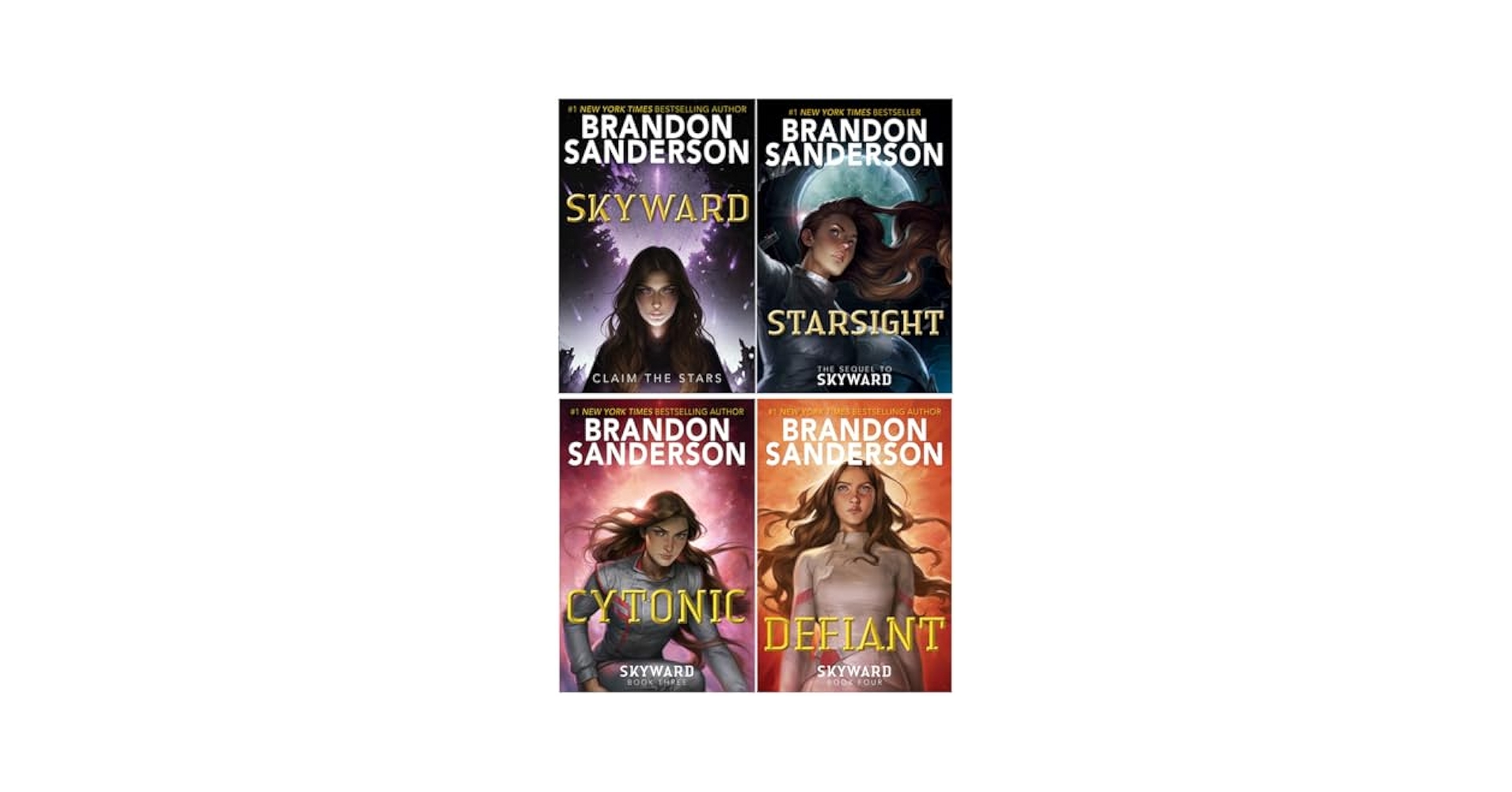 The Skyward Series 4 Books Set - Skyward, Starsight, Cytonic