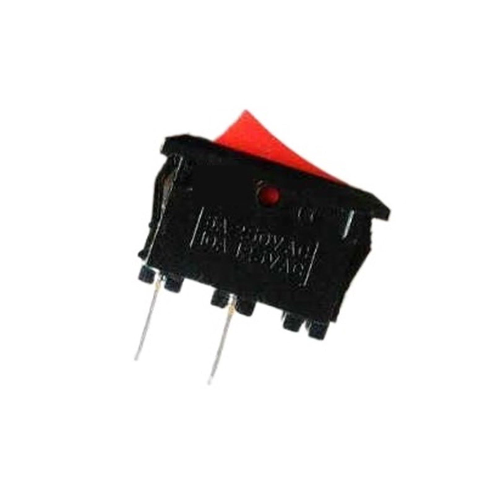 100pcs 15*21mm 2 Pin 6A 250V SPST Snap In Push Button Rocker Switch