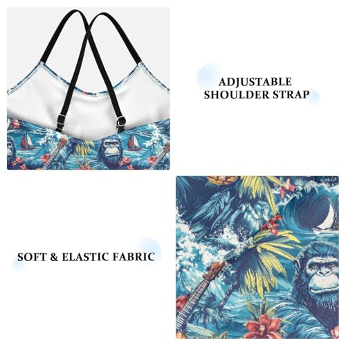 Girls Swimwear 3-10 Years One Piece Halter Swimsuit Bigfoot Beach Bathing Suit3