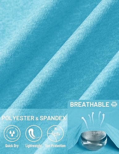 MAGCOMSEN Men's UPF 50+ Sun Protection Hoodie Lightweight Long Sleeve Rash Guard Shirts Fishing Swim Athletic Workout4