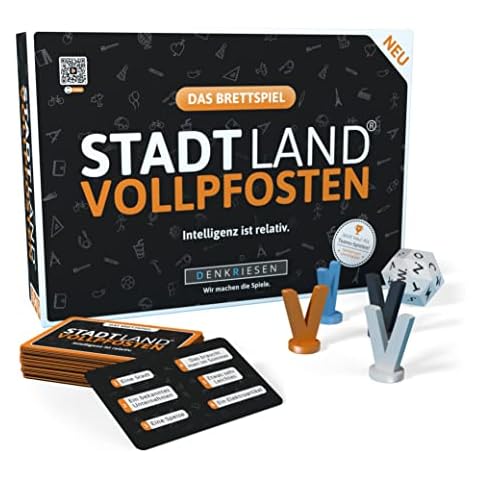 DENKRIESEN - Stadt-Land VOLLPFOSTEN® Brettspiel Cover