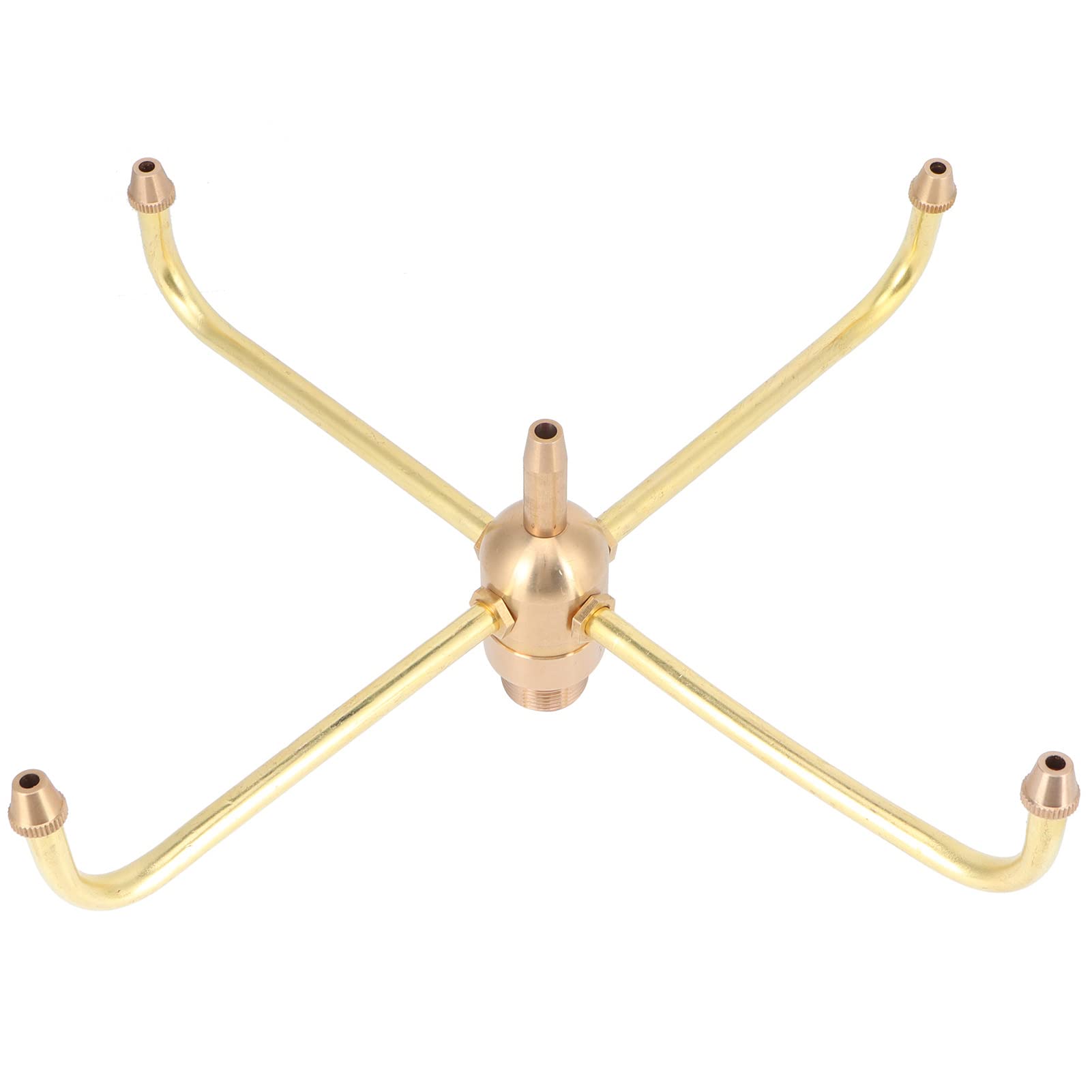 Boquilla Giratoria Para Fuente 4 Brazos Rociador Agua Jardín Estanque Con Rosca Hembra G1/2 Y Macho G3/4 Ideal Fuentes Decorativas Parques Y Espacios Públicos