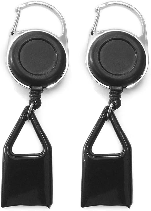 2 Pcs Black Keychain with Leash Durable Wear Resistant Portable Key Ring Retractable lighter Cover Key Charm for