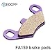 ECCPP Brake Pads Fits for Sportsman 500 4x4 HO Scrambler 400 Trail Blazer 250, FA159 FA270 Front and Rear Brake Pads