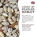 Spicy World Pearl Barley (Whole) Grain 4 LB Jumbo Bag - USA Grown (64oz) - All Natural, Non-GMO Source, Resealable