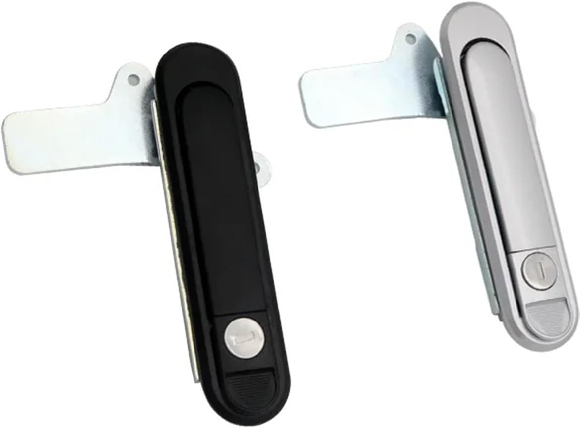 Zinc Alloy Flat Lock Cabinet Control Press 1Pcs(Matte-Small)