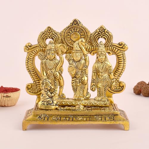 Estatua de Metal Ram Darbar para Templo y Decoración miniatura 2