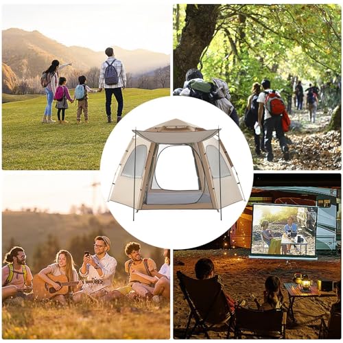 Carpa de Camping Plegable con Interior Espacioso y Resistente al Agua miniatura 5