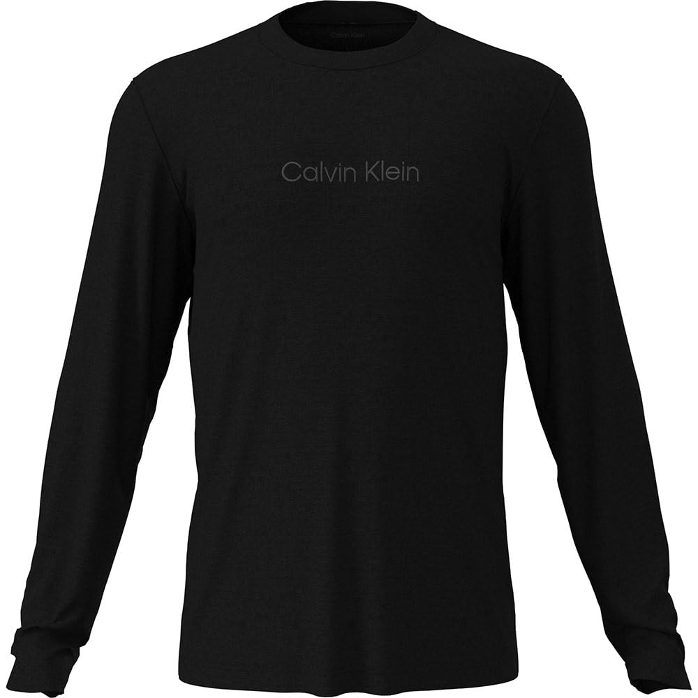 Calvin Klein Set de Pijama Hombre tee Pant Set Largo, Multicolor (Black Top W/Bijou Modern Bijou Mo), S