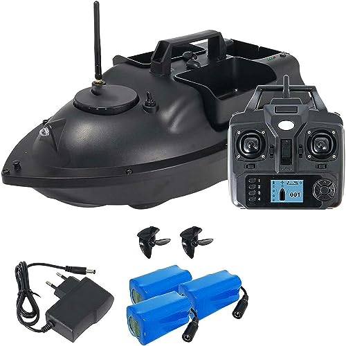 Bateau amorceur RC pour Flytec V010 avec GPS et 3 bacs de chargement 2kg