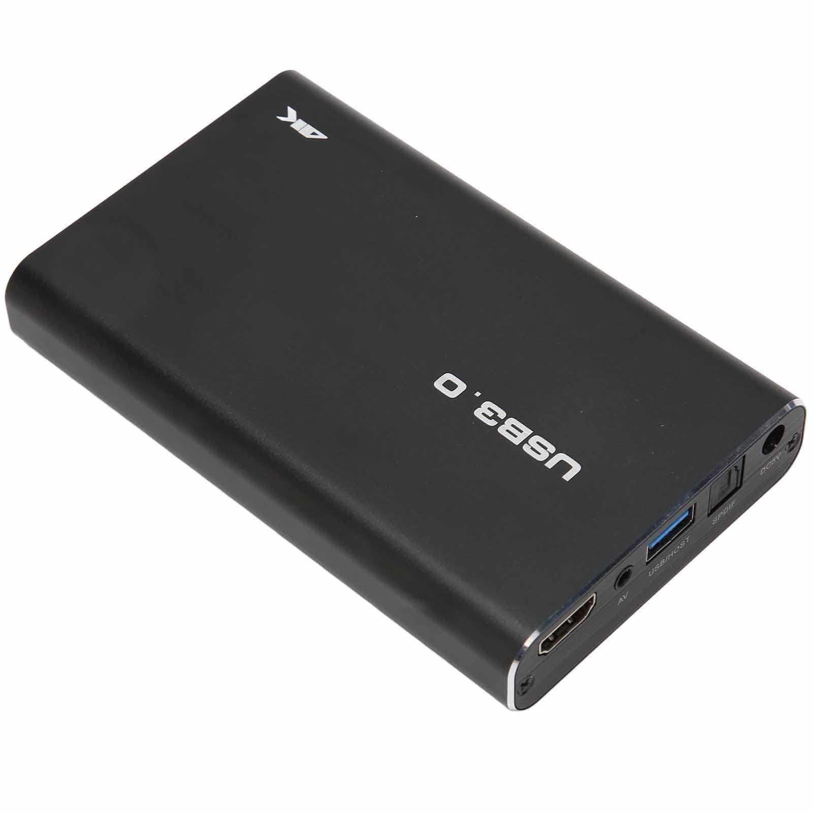 Odtwarzacz Multimedialny 4K Ultra HD, Cyfrowy Odtwarzacz Multimedialny Mini HD, Automatyczne Odtwarzanie w Pętli 100–240 V dla Dysków Flash USB na Kartach Pamięci (Wtyczka UE