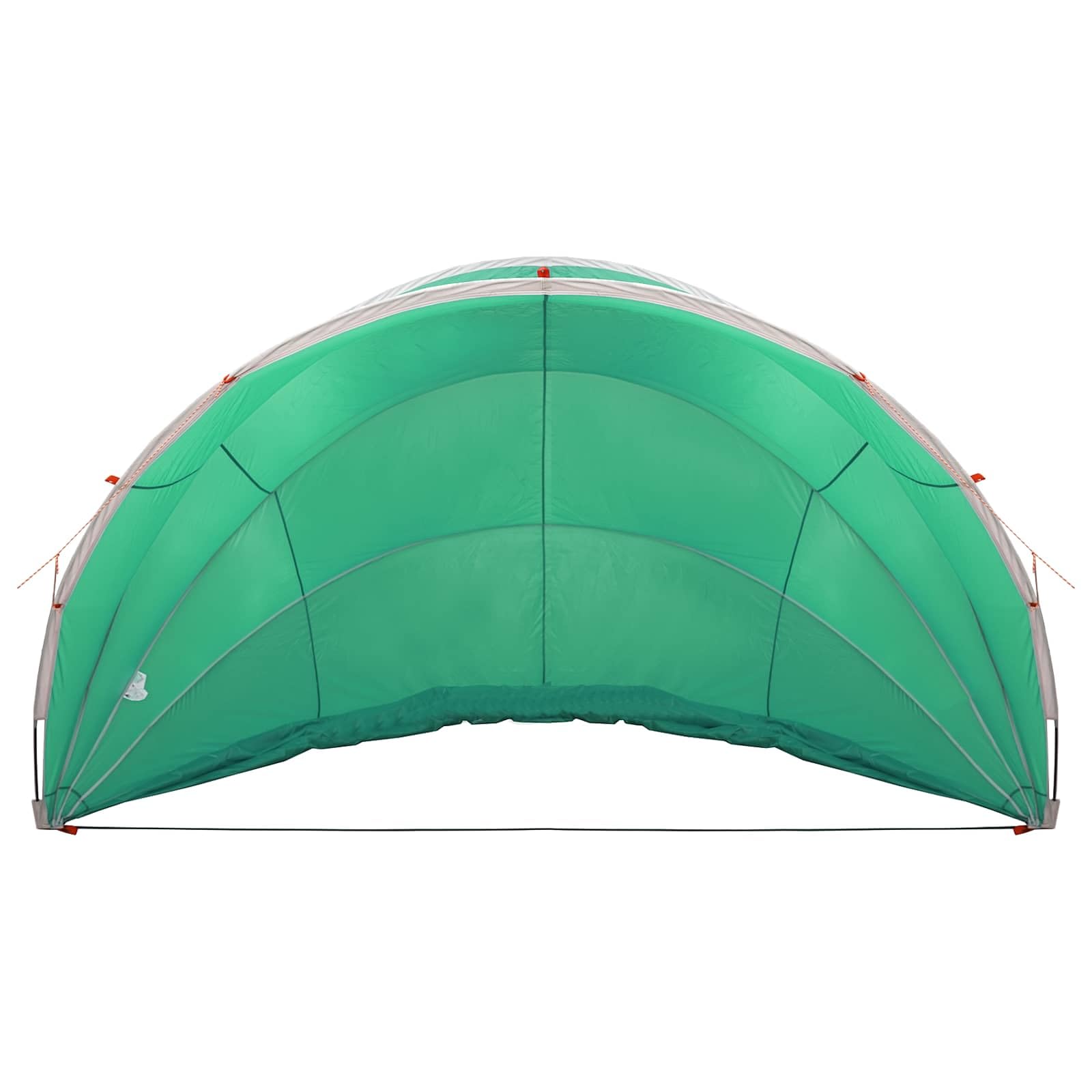 Dôme de Piscine 500 x 500 x 236 cm Vert Mer pour Protection extérieure résistante UV, Facile à Plier, idéal pour Jardin et Spa, réduit la Perte de Chaleur et protège Contre saleté
