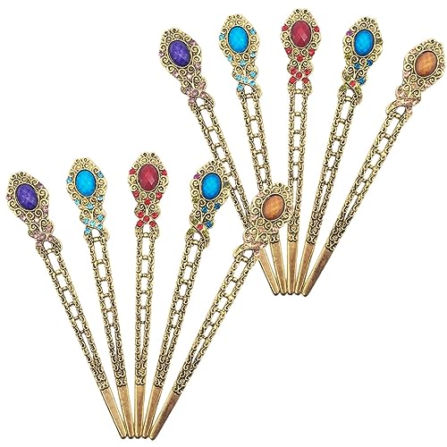 Baguettes à cheveux rétro pour mariages et fêtes avec accessoires vintage de chignon