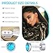 FACOKO Flat Back Earrings Women, Titanium Hypoallergenic Onyx Earring Stone Flat Back Studs Earrings for Multiple Piercings Flatback Studs for Sensitive Ears(Blue Turquoise, 4MM)
