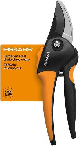 Fiskars Softgrip - tijeras de podar S NegroAnaranjado