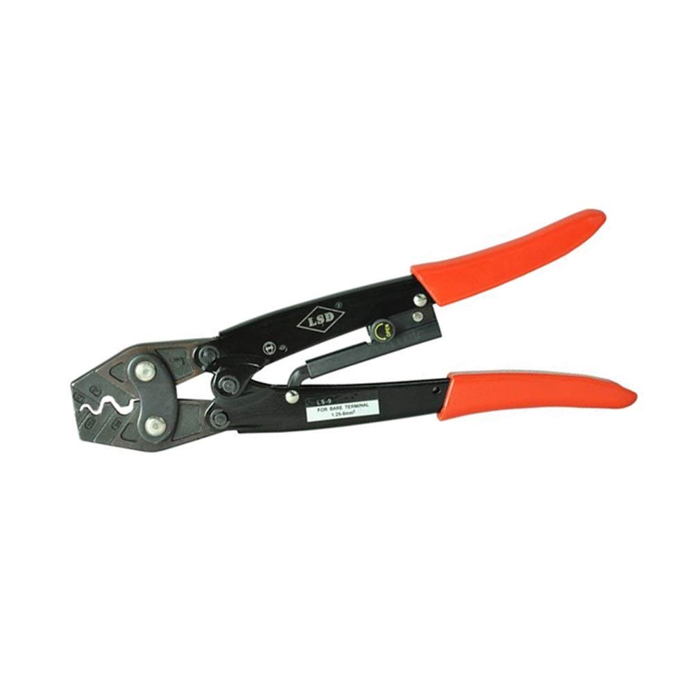Outil de sertissage à forte démultiplication pour cosses non isolées 1.25 à 8mm2