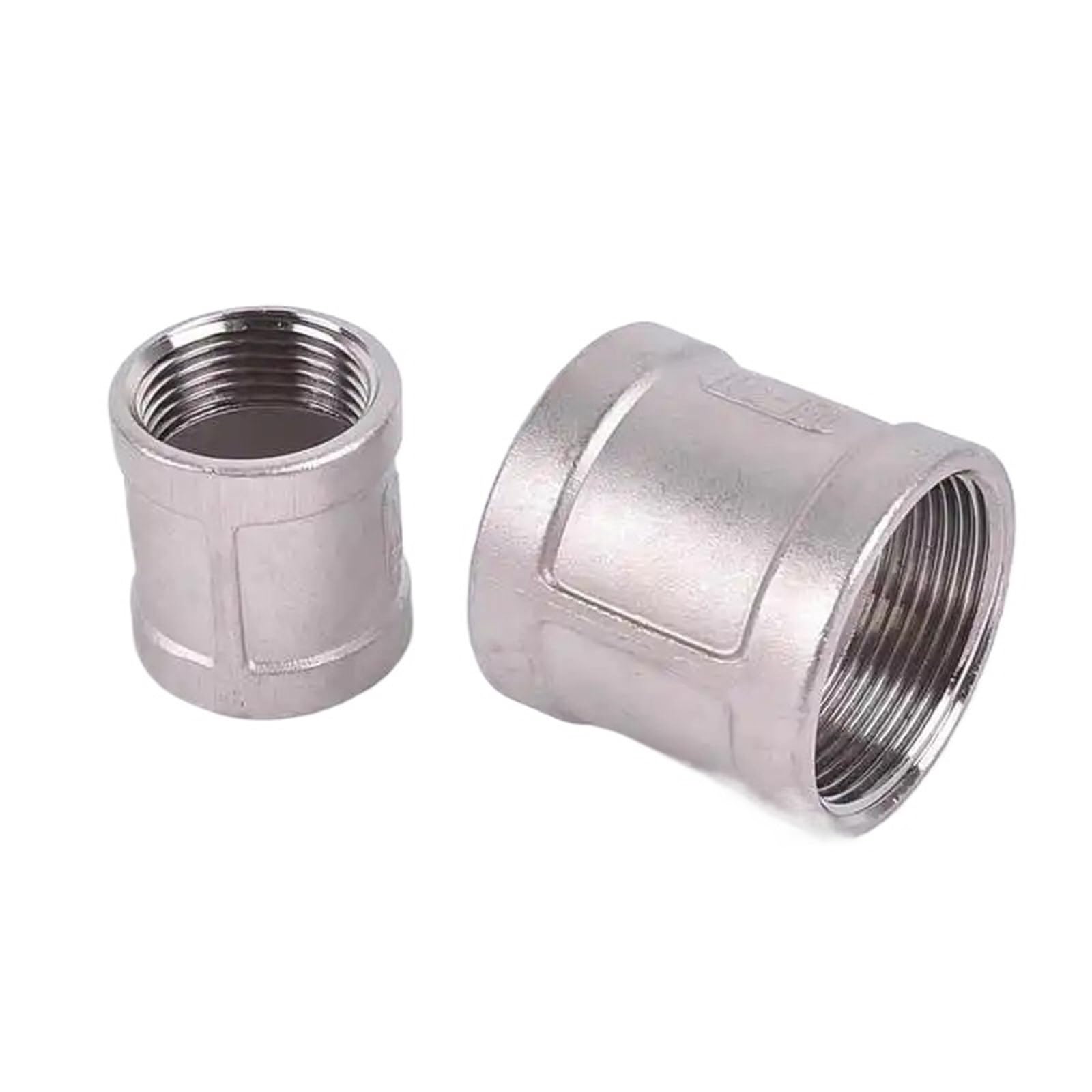 Wewnętrzny gwintowany zacisk rurowy ze stali nierdzewnej 304, złącze proste do podgrzewania wody 1/2 1/8" 1/4 "1 cm złącze rurowe (1,9 cm) Łącznik rurowy