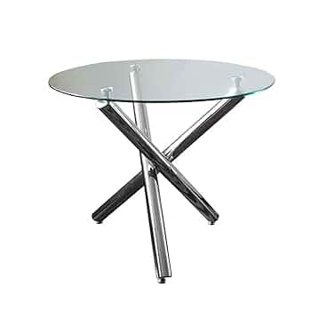 【クリスタル】ラタンの丸いテーブル　ガラス天板　脚は金属製 　直径75cm クリスタル】ラタンの丸いテーブル ガラス天板 脚は金属製 直径